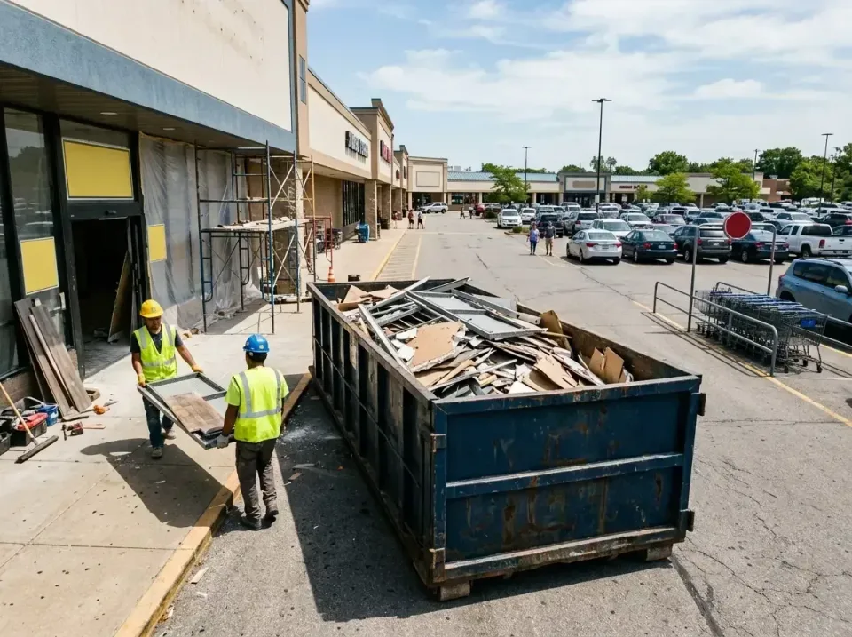 retail-store-renovation-debris-003 — frequently asked questions, Roll-off Dumpster Rentals in Bedford, IN